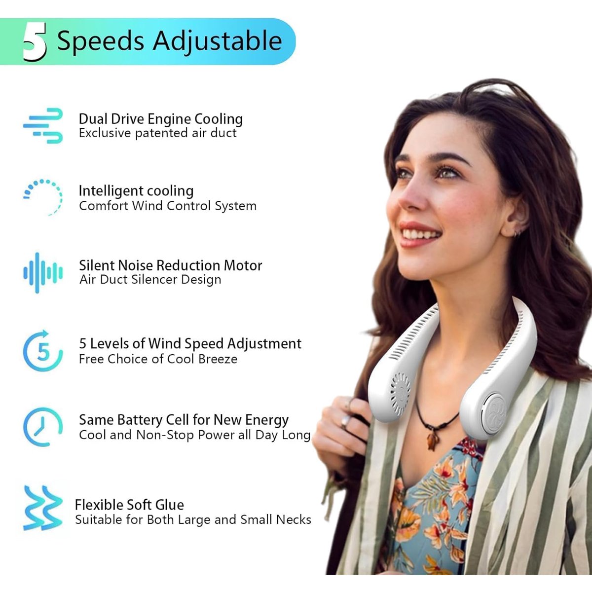 Portable Neck Fan