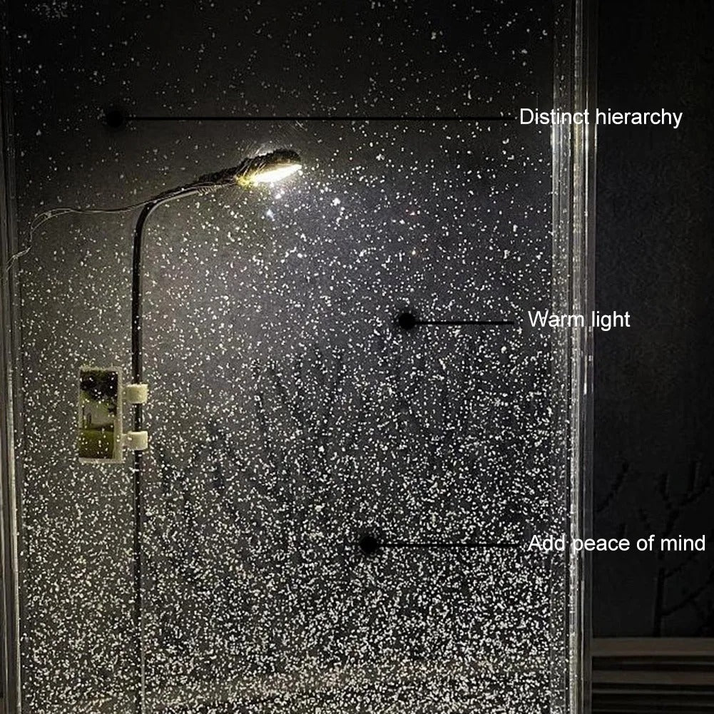 Snow Scene Light Street Lamp
