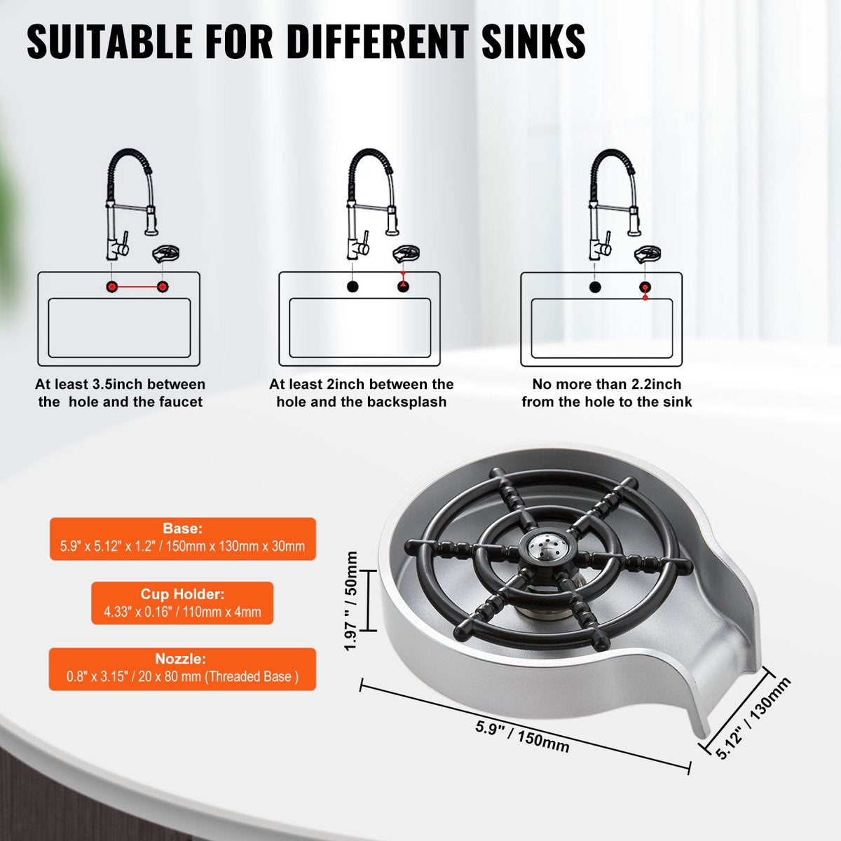Glass Cup Washer
