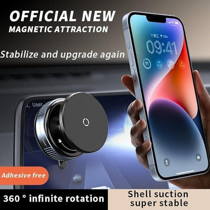 Hands-Free Driving Magnetic Phone Holder – 360° Rotation – SnapHold Pro