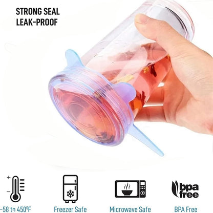 Silicone Stretch Lids 6 Pcs