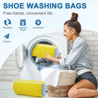 Machine-Wash Your Shoes Without Damage — Zero Bristle Marks, Zero Stress
