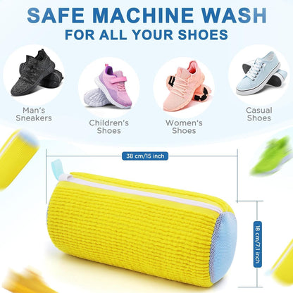 Machine-Wash Your Shoes Without Damage — Zero Bristle Marks, Zero Stress