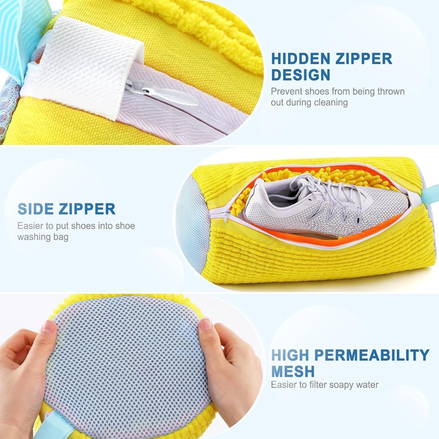 Machine-Wash Your Shoes Without Damage — Zero Bristle Marks, Zero Stress