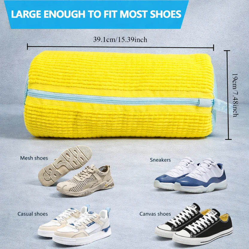 Machine-Wash Your Shoes Without Damage — Zero Bristle Marks, Zero Stress
