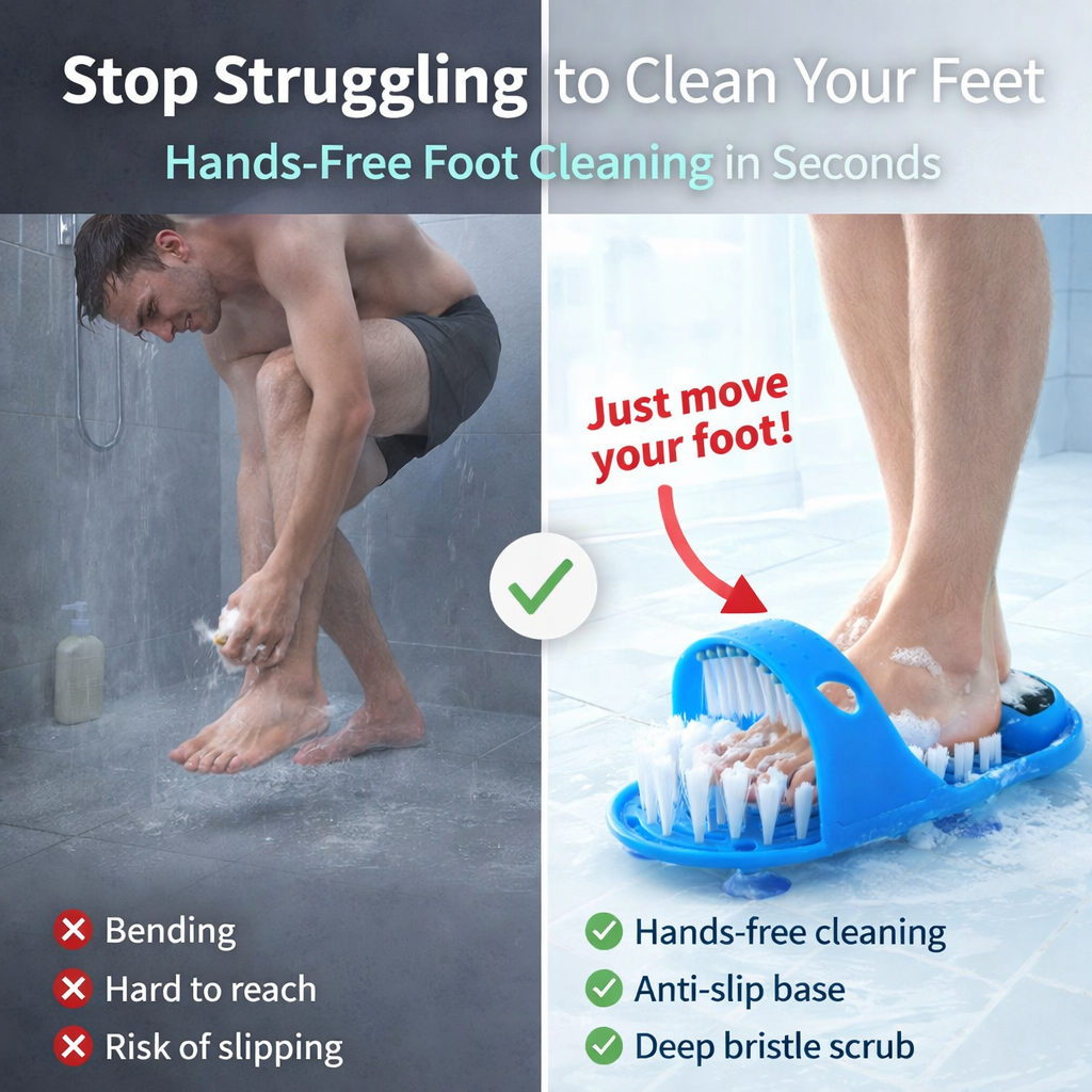 Foot Cleaner - Foot Cleaning Shower Slipper