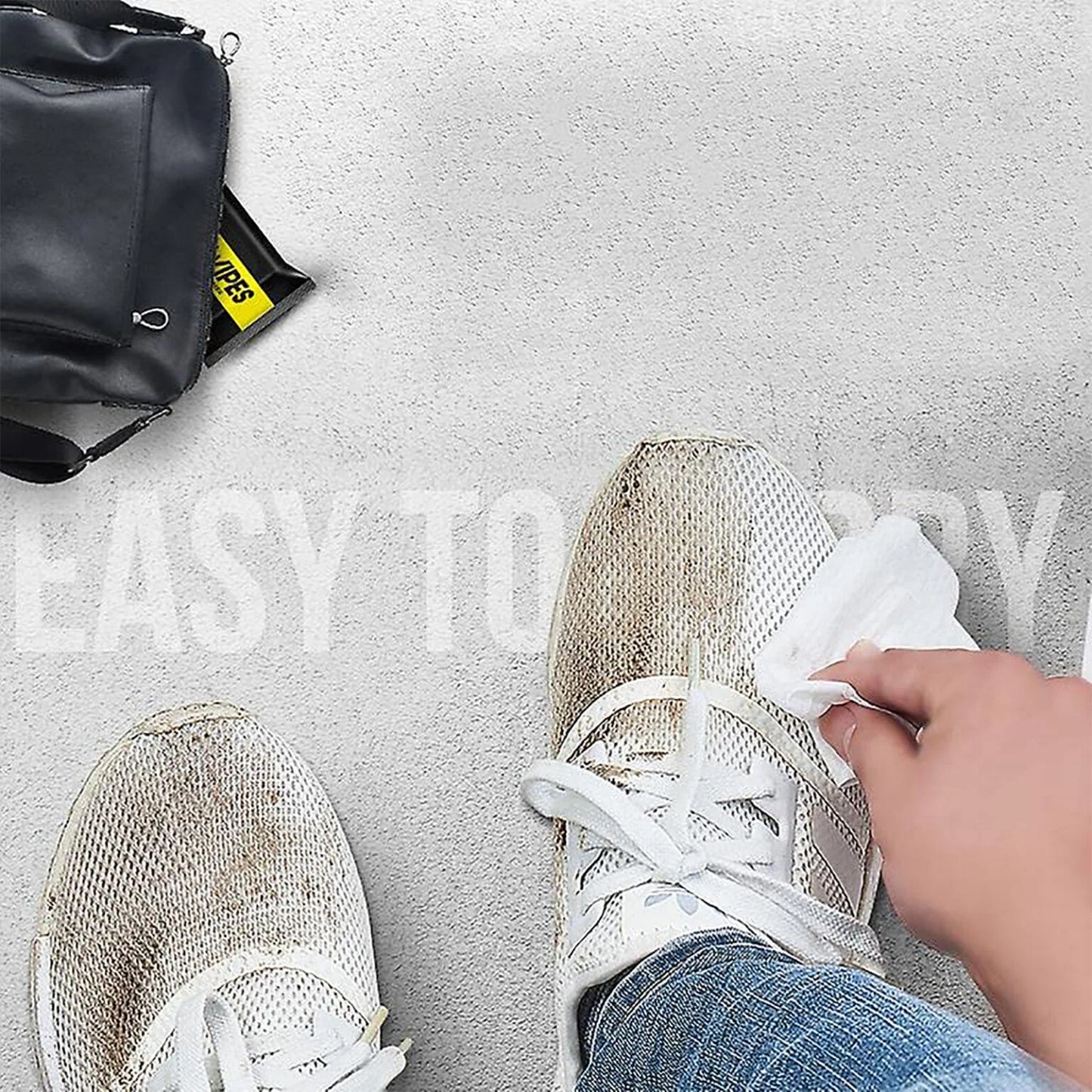 Sneaker Cleaning Wipes – Instant No Water Shoe Cleaner (80 Pack)