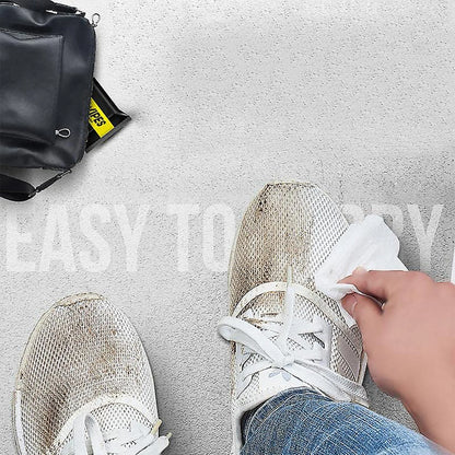 Sneaker Cleaning Wipes – Instant No Water Shoe Cleaner (80 Pack)