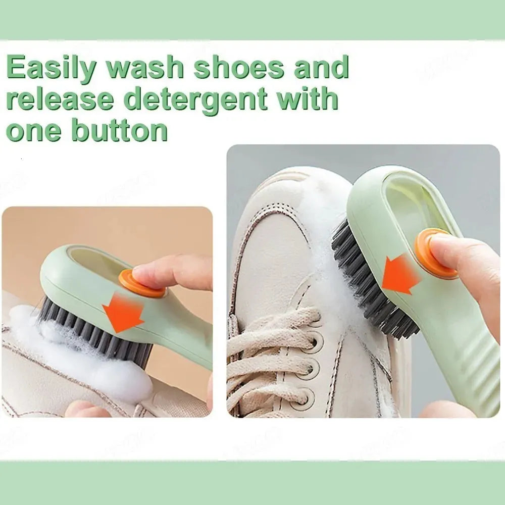 Soap Release Shoe Brush