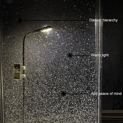 Snow Scene Light Street Lamp